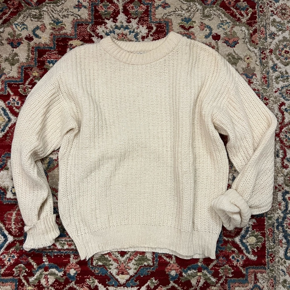 Vintage Fisherman Sweater wool Size medium